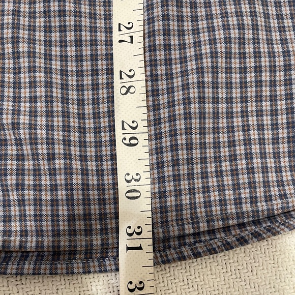 Carhartt Blue Orange Plaid Button Down Long Sleeve Shirt EUC XXL 100% Cotton men - Picture 9 of 11